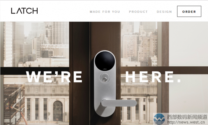 带摄像头的智能门锁问世!latch公司收购品牌域名latch.com!